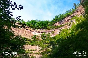 平凉莲花台风景区-莲花幽谷照片