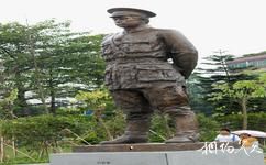 广州起义烈士陵园旅游攻略之领导人雕像广场