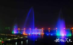 高青千乘湖生态文化园旅游攻略之音乐喷泉