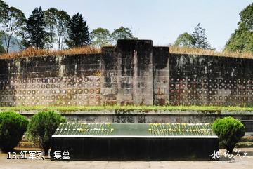 巴中通江王坪旅游景区-红军烈士集墓照片