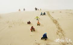 內蒙古庫倫沙漠旅遊攻略之滑沙