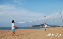 荣成石岛湾旅游攻略之沙滩排球
