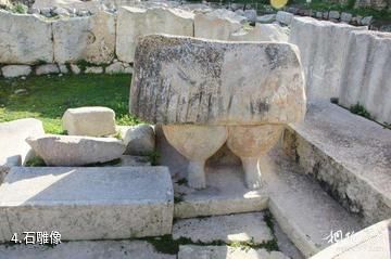 马耳他巨石神庙-石雕像照片