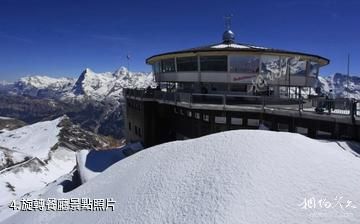瑞士雪朗峰-旋轉餐廳照片