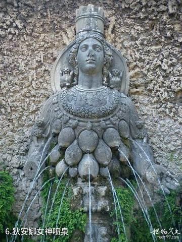 意大利埃斯特庄园-狄安娜女神喷泉照片