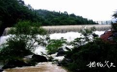 河南坐禅谷旅游攻略之聚龙湖瀑布