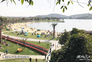 上海月湖雕塑公園-親水沙灘照片