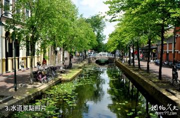 荷蘭代爾夫特市-水道照片