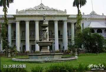 印度加尔各答市-大理石宫殿照片