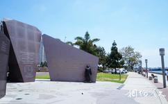 美國中途島號航母博物館旅遊攻略之紀念牆