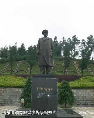 衡陽羅榮桓故居紀念館-羅帥銅像紀念廣場照片