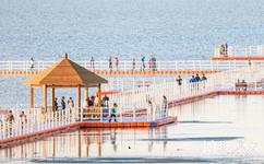 哈密巴里坤湖旅游攻略之观景浮桥