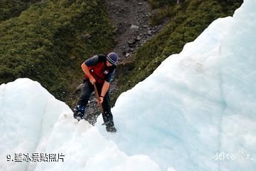 紐西蘭福克斯冰川-鑿冰照片