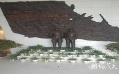 溧陽新四軍江南指揮部紀念館旅遊攻略之大廳雕塑