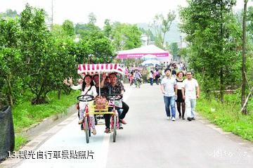 遂寧安居七彩明珠景區-觀光自行車照片
