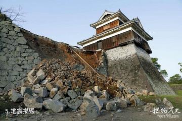 日本熊本城-地震损毁照片