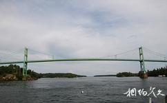 加拿大千島湖旅遊攻略之國際大橋