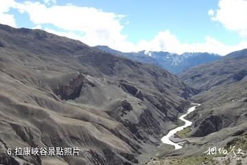 西藏卡久寺-拉康峽谷照片