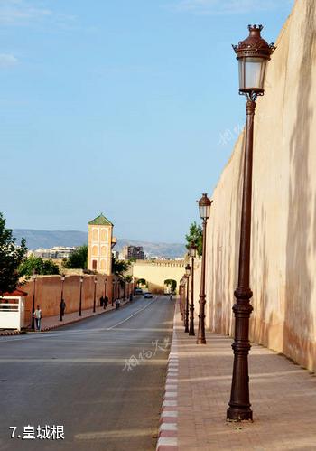 摩洛哥梅克内斯市-皇城根照片