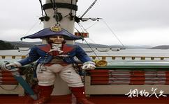 日本箱根蘆之湖旅遊攻略之海盜船雕塑