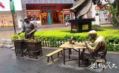 長沙黃興南路步行商業街旅遊攻略之街頭藝人雕塑