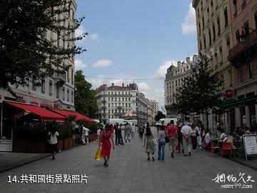 法國里昂-共和國街照片