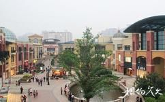 北京蓝色港湾国际商区旅游攻略之下沉中央广场