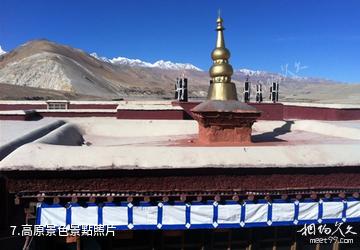 西藏科迦寺-高原景色照片