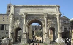 意大利罗马圆形斗兽场旅游攻略之广场凯旋门
