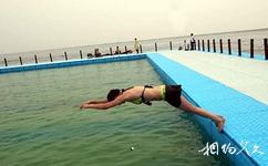 上海金山城市沙灘旅遊攻略之海上游泳池