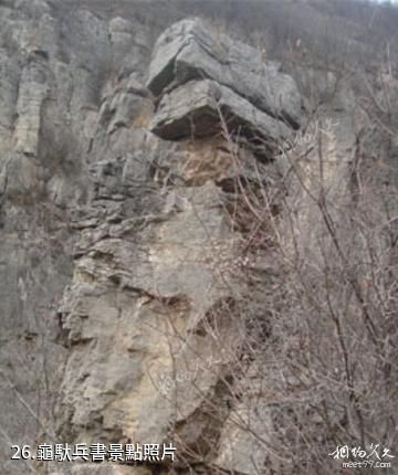 衛輝跑馬嶺地質公園-龜馱兵書照片