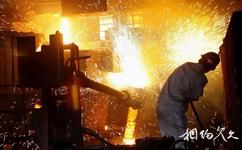 陕西韩城龙门钢铁旅游攻略之炼钢厂