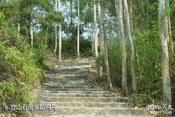 福建九候山風景區-登山石階照片