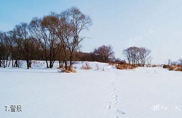 五常月牙湖风景区-雪景照片