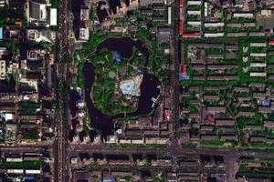 北京团结湖旅游地图_北京团结湖卫星地图_北京团结湖景区地图