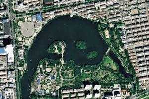 莱西月湖旅游地图_莱西月湖卫星地图_莱西月湖景区地图