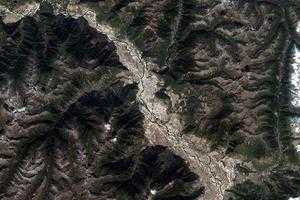 西藏林芝旅游地图_西藏林芝卫星地图_西藏林芝景区地图