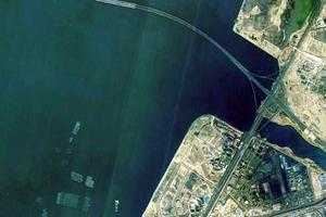 膠州灣跨海大橋旅遊地圖_膠州灣跨海大橋衛星地圖_膠州灣跨海大橋景區地圖