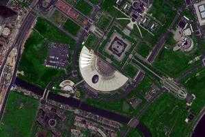 上海科技館旅遊地圖_上海科技館衛星地圖_上海科技館景區地圖
