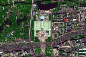 北京展覽館旅遊地圖_北京展覽館衛星地圖_北京展覽館景區地圖