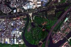 广州海珠湿地旅游地图_广州海珠湿地卫星地图_广州海珠湿地景区地图