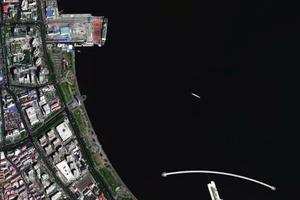 威海海濱生態風景帶僑鄉號游輪旅遊地圖
