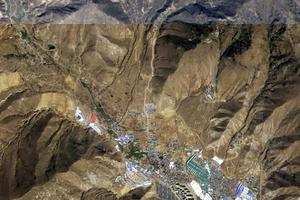 西藏帕崩岗寺旅游地图