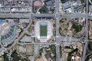 首爾世界盃體育場旅遊地圖_首爾世界盃體育場衛星地圖_首爾世界盃體育場景區地圖