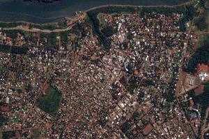 伊瓜苏市卫星地图-巴西巴拉那州(库里蒂巴市)伊瓜苏市中文版地图浏览-伊瓜苏旅游地图