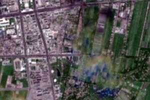 巴扎結米鄉衛星地圖-新疆維吾爾自治區阿克蘇地區喀什地區麥蓋提縣胡楊林場、村地圖瀏覽