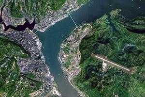 萬州區衛星地圖-重慶市萬州區地圖瀏覽
