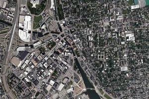 普羅維登斯市衛星地圖-美國羅德島州普羅維登斯市中文版地圖瀏覽-普羅維登斯旅遊地圖