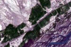 哈拉布拉克鄉衛星地圖-新疆維吾爾自治區阿克蘇地區克孜勒蘇柯爾克孜自治州阿合奇縣哈拉布拉克鄉、村地圖瀏覽