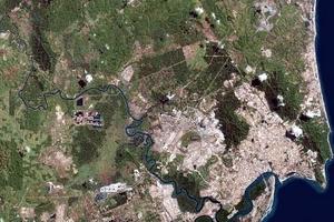彭亨州卫星地图-马来西亚彭亨州中文版地图浏览-彭亨旅游地图